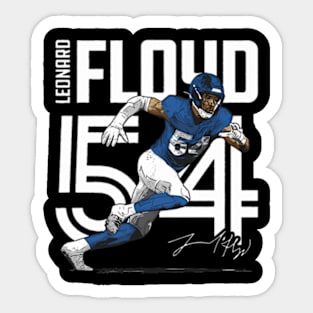 Leonard Floyd Los Angeles R Inline Sticker